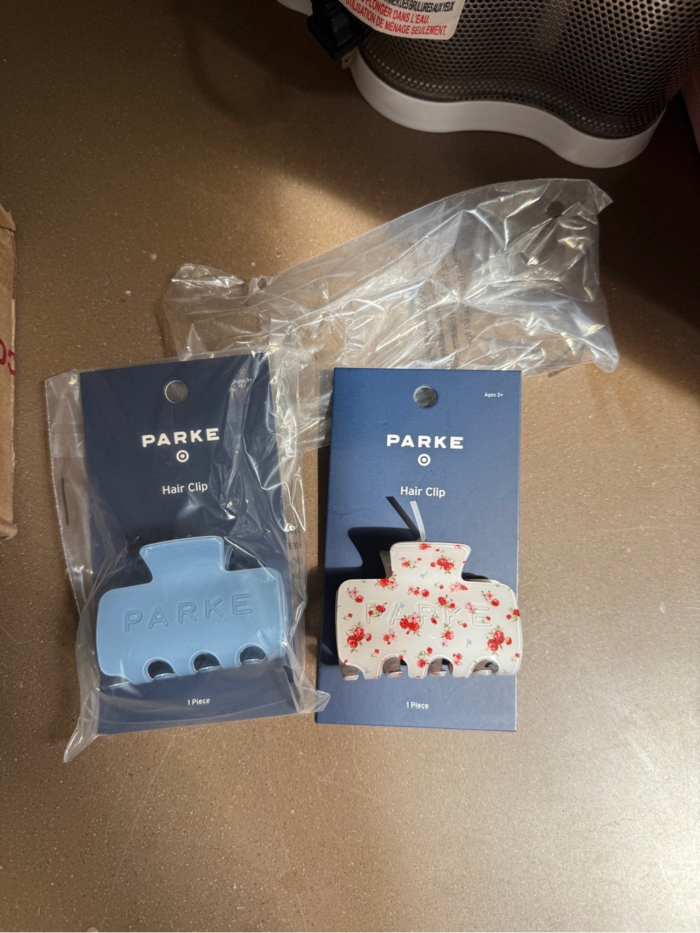 2 Parke x target hair clips
